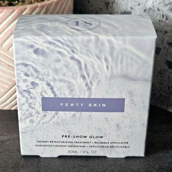 FENTY SKIN Pre Show Glow Instant Retexturizing Treatment & Applicator 30 ml NEW - Picture 3 of 11